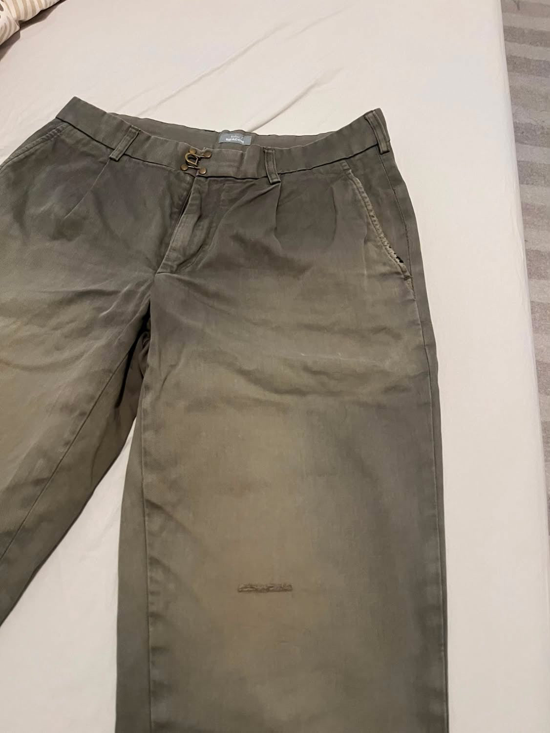 Custom Link For Instagram Client Jason 1 Rip On A Pair Of Cotton Chinos