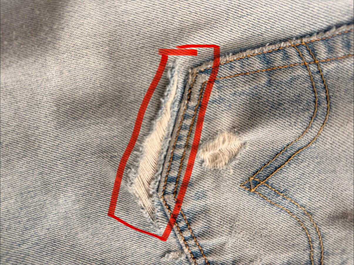 Custom Link For Instagram Client Hunter Swan 1980 Light Blue Levi's Shorts
