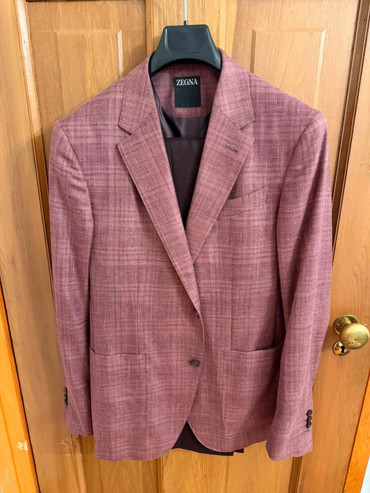 Custom Link For Instagram Client miskokijig 3 Holes On A Pink Zegna Blazer